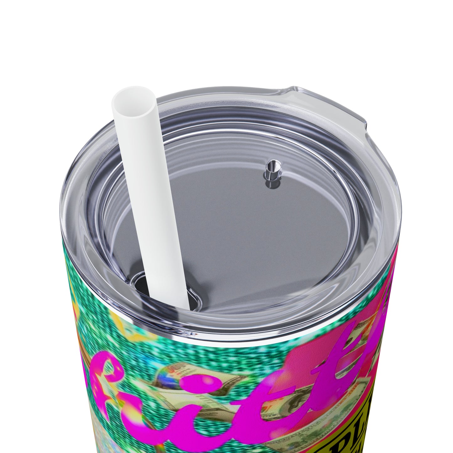 Skinny Tumbler with Straw, 20oz