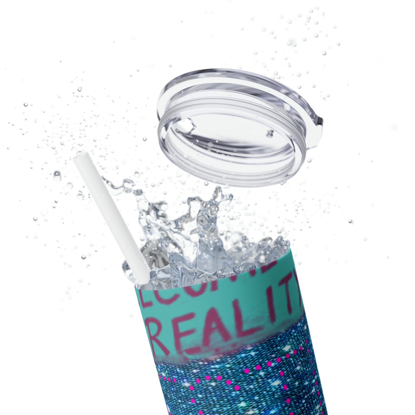 Skinny Tumbler with Straw, 20oz