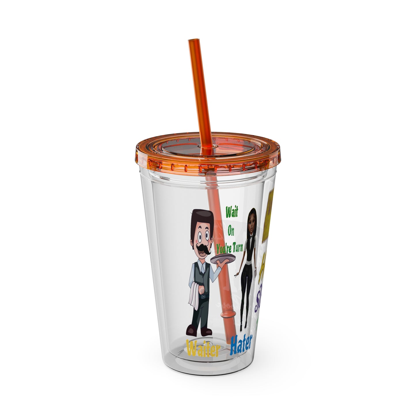 Sunsplash Tumbler with Straw, 16oz