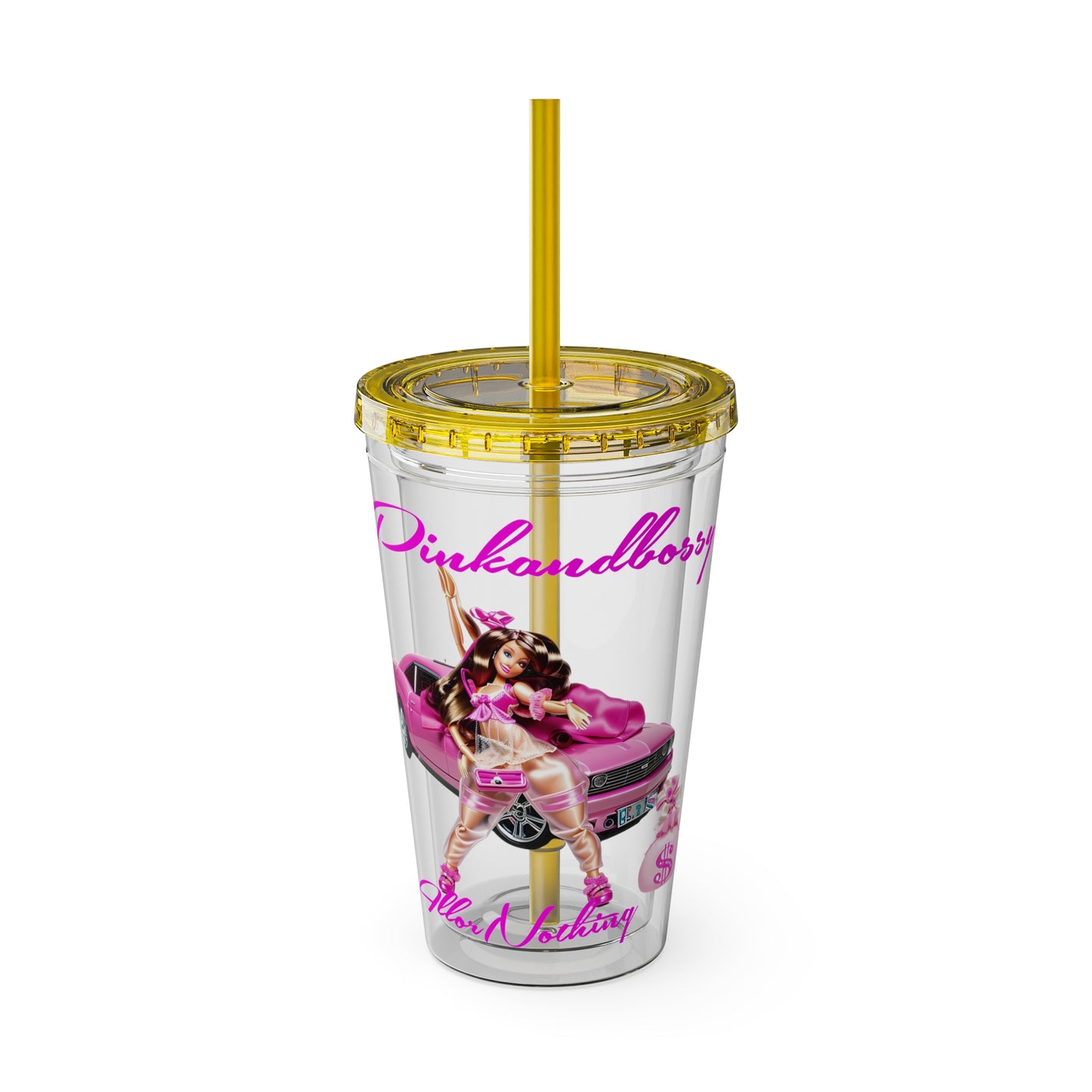 Sunsplash Tumbler with Straw, 16oz