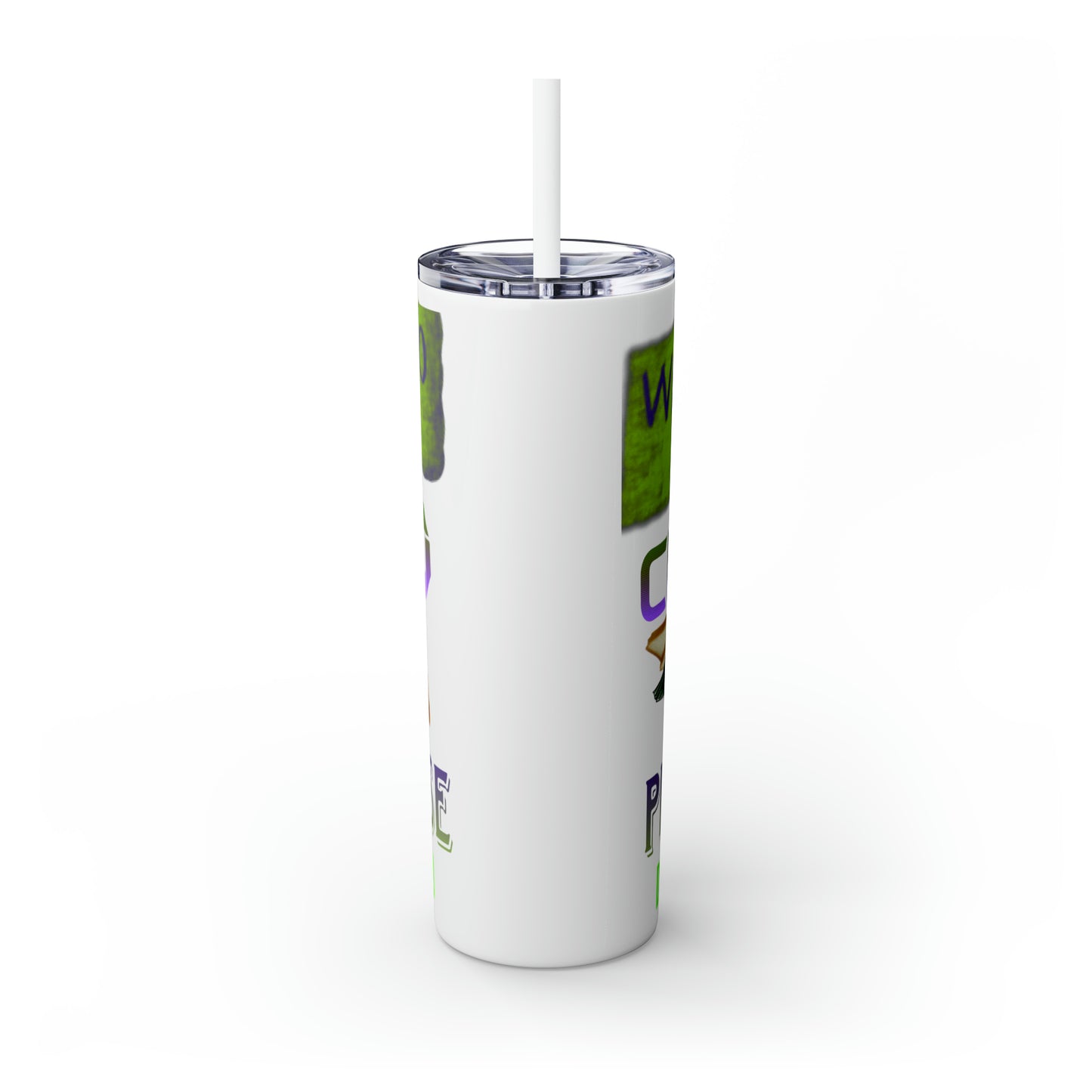 Skinny Tumbler with Straw, 20oz