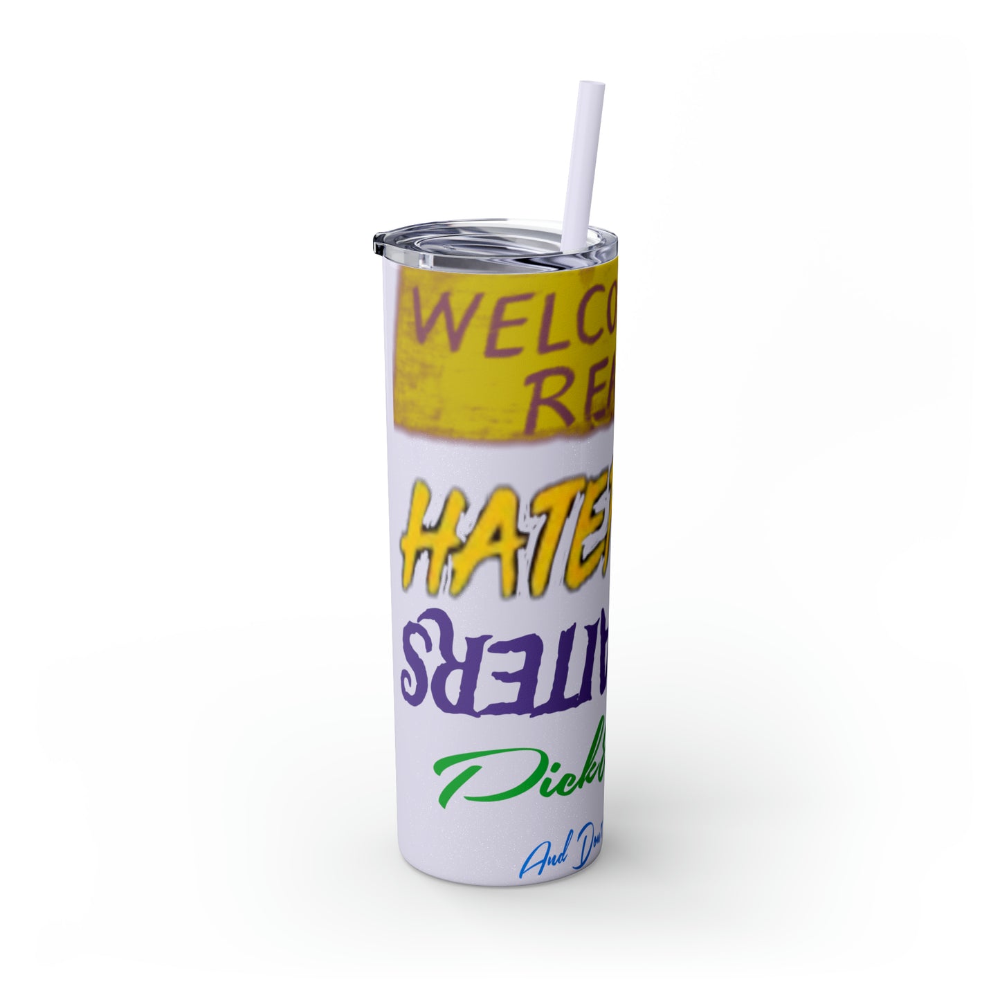 Skinny Tumbler with Straw, 20oz