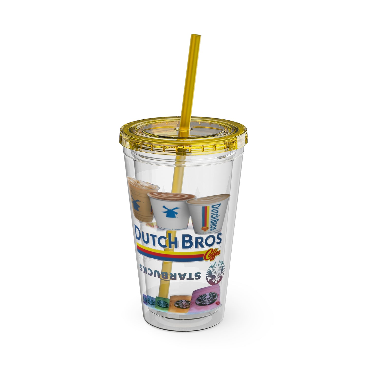 Sunsplash Tumbler with Straw, 16oz