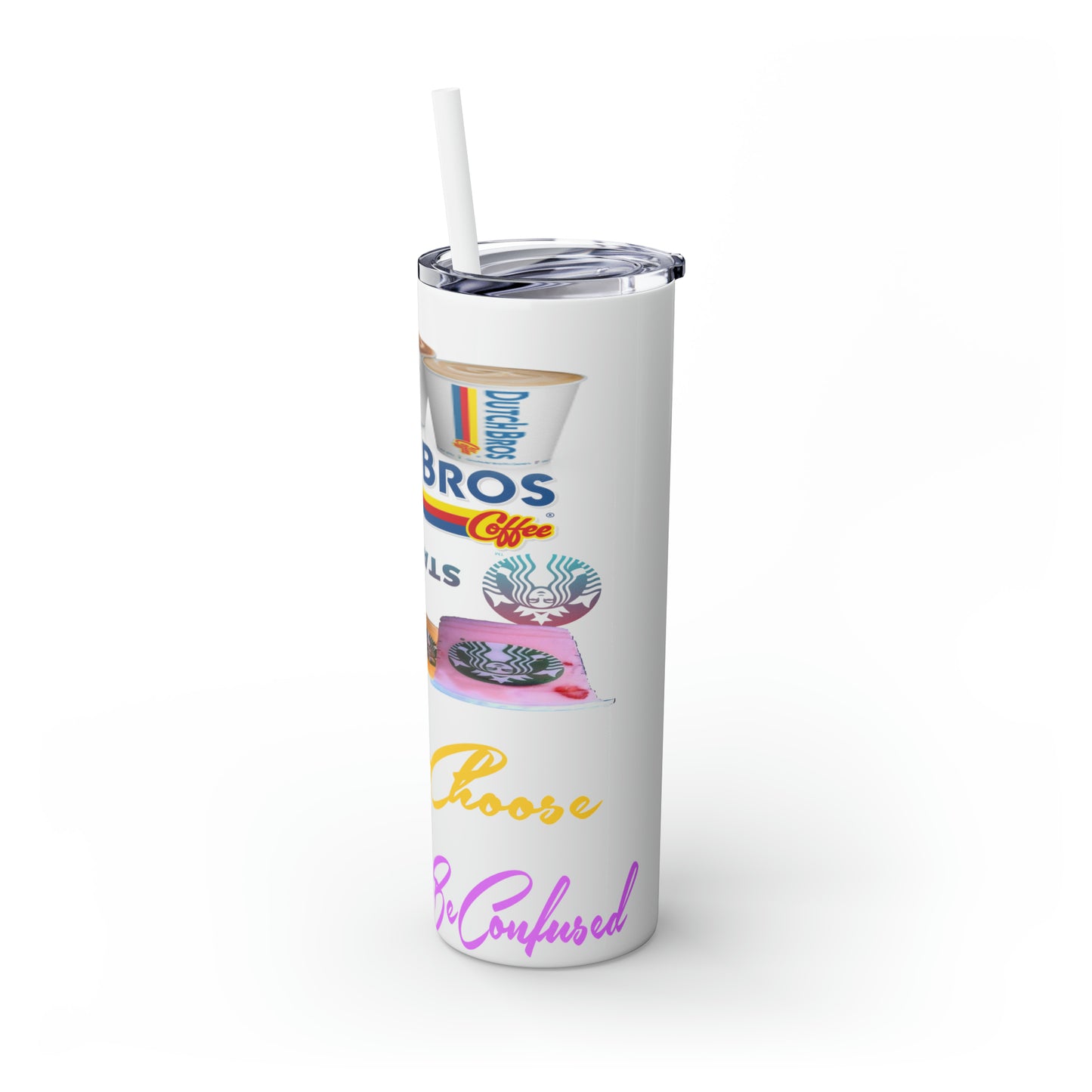 Skinny Tumbler with Straw, 20oz