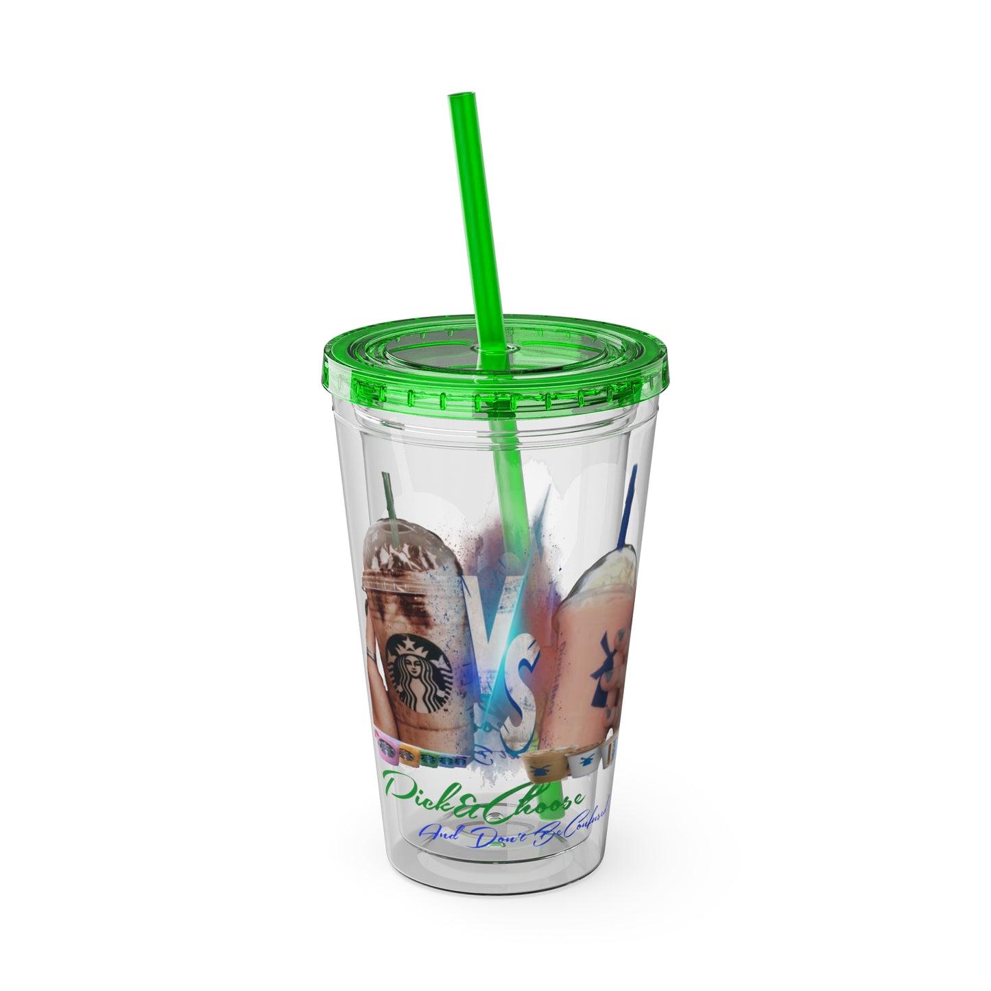 Sunsplash Tumbler with Straw, 16oz