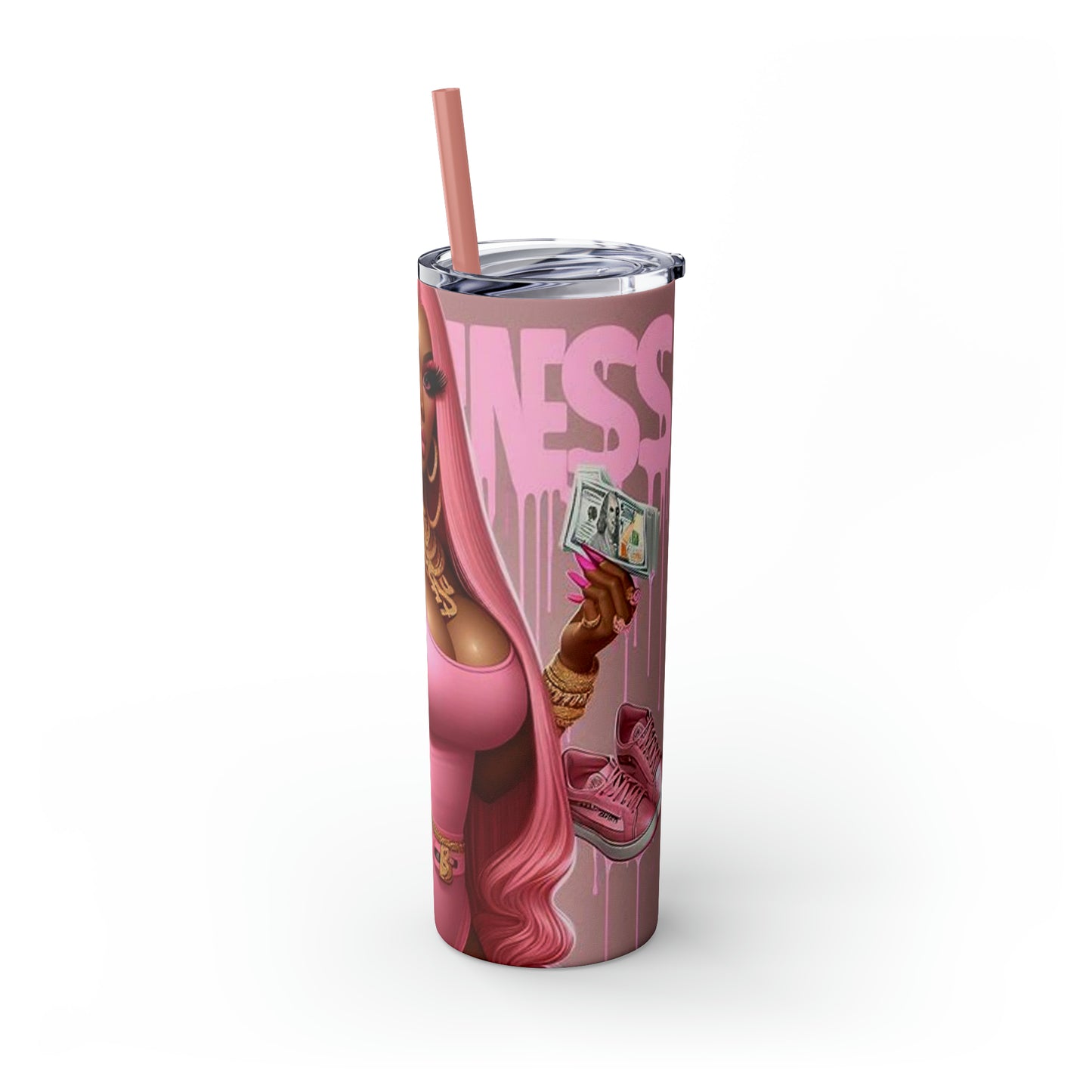 Skinny Tumbler with Straw, 20oz
