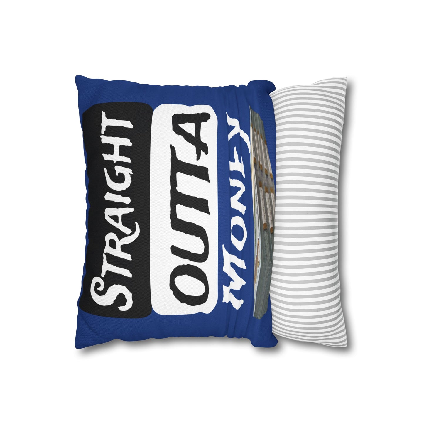 Spun Polyester Square Pillowcase