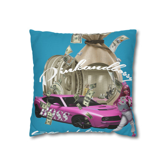 Spun Polyester Square Pillow Case