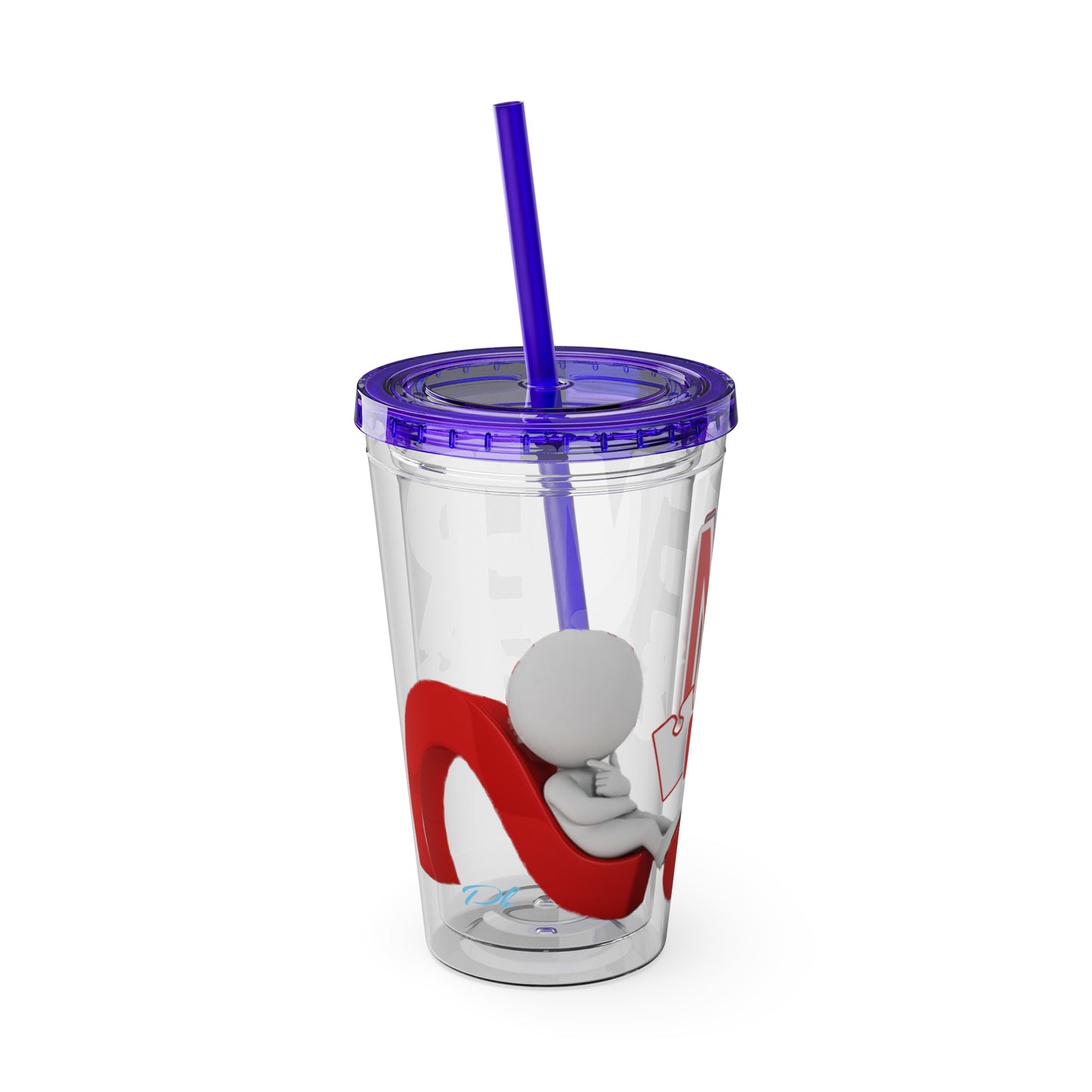 Sunsplash Tumbler with Straw, 16oz