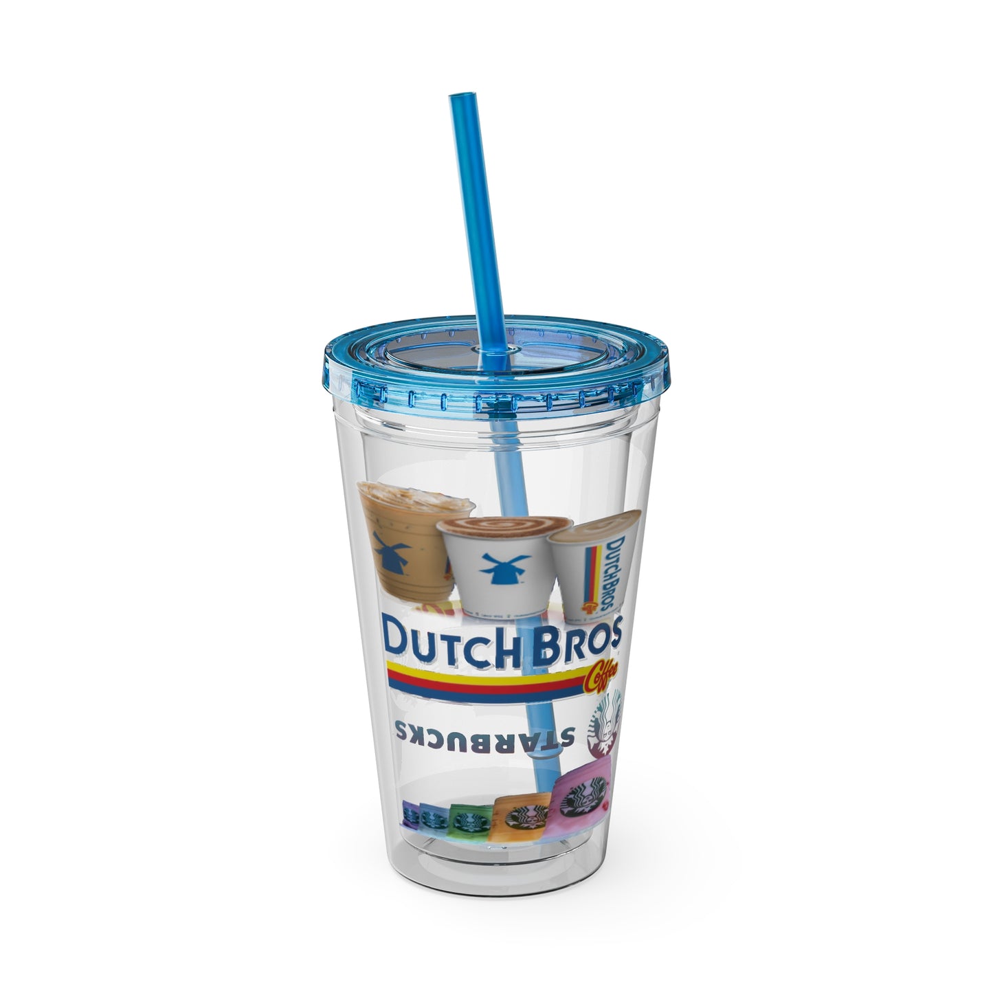 Sunsplash Tumbler with Straw, 16oz