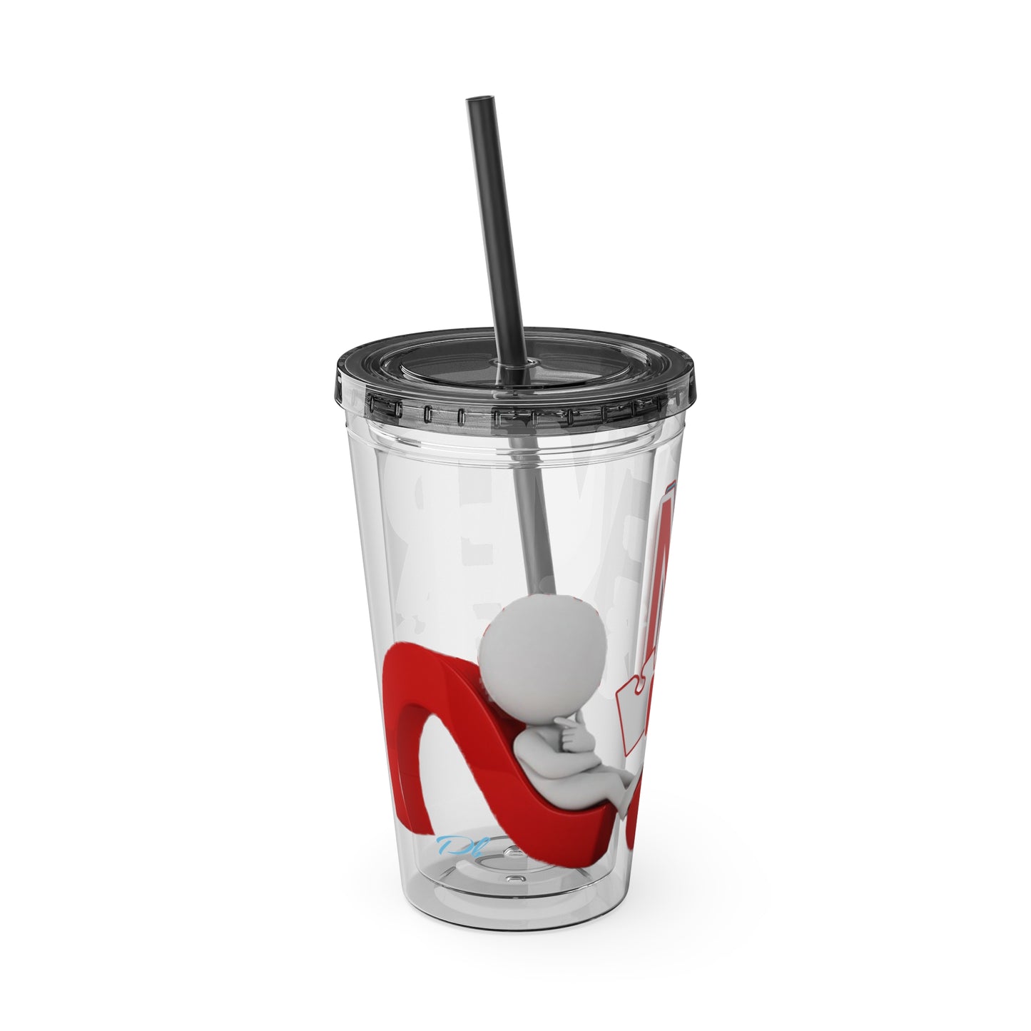 Sunsplash Tumbler with Straw, 16oz