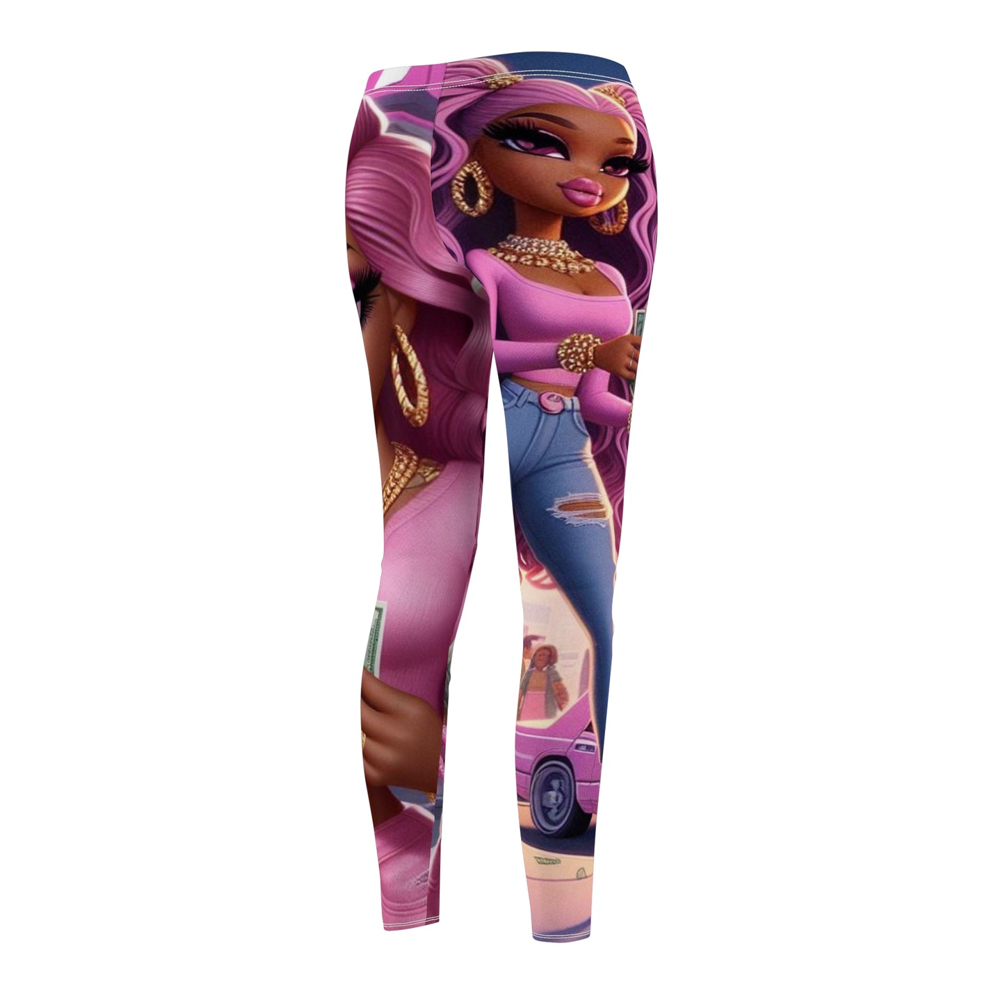 Women's Cut & Sew Casual Leggings (AOP)