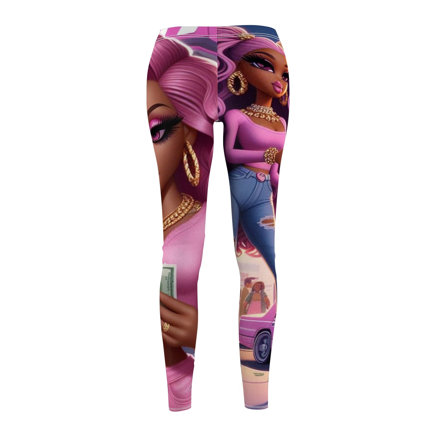 Women's Cut & Sew Casual Leggings (AOP)