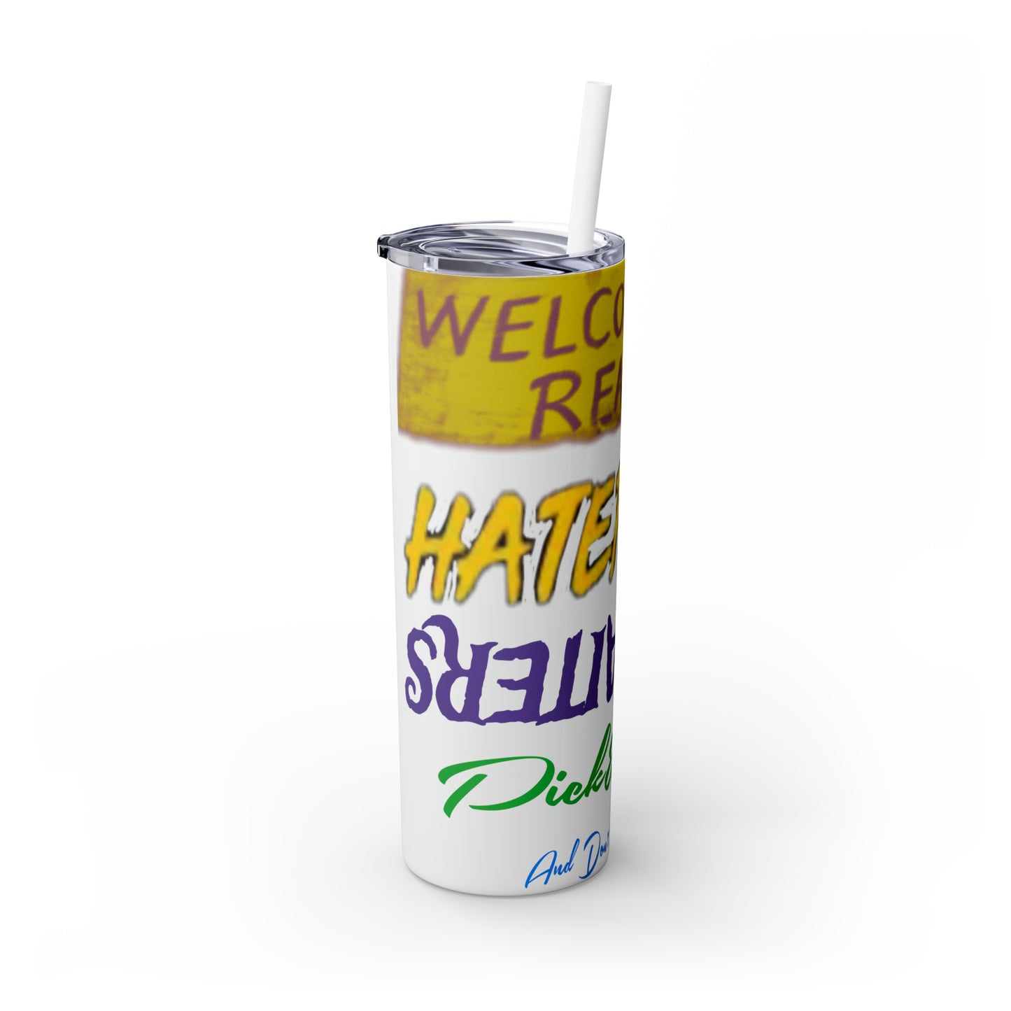 Skinny Tumbler with Straw, 20oz