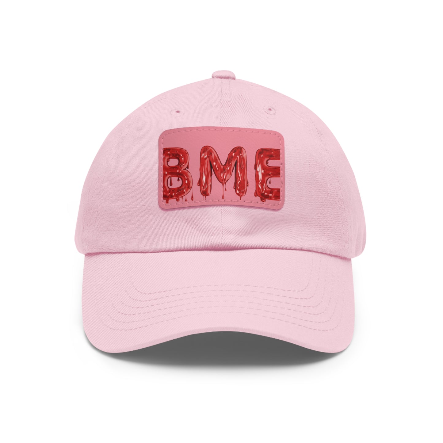 Dad Hat with Leather Patch (Rectangle)