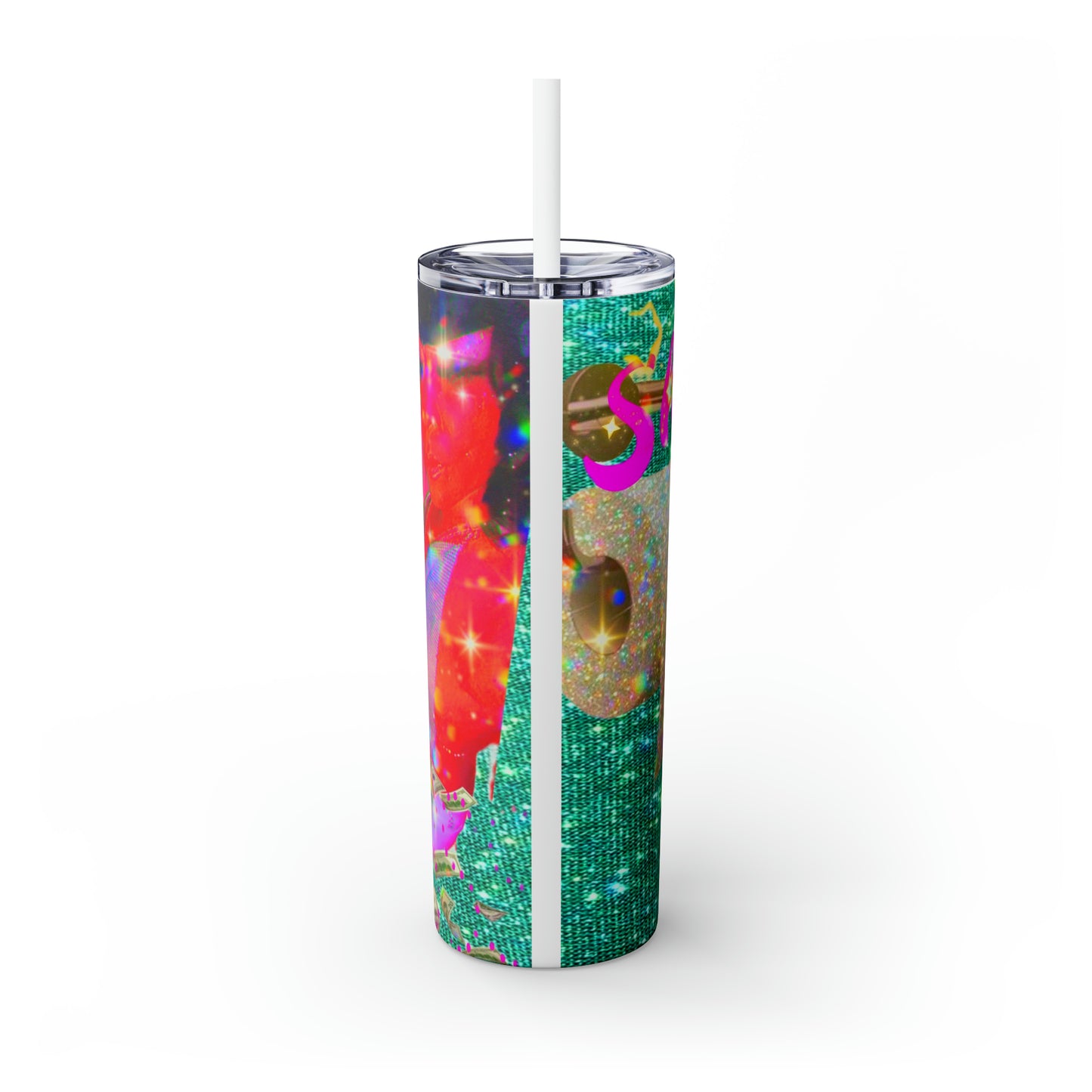Skinny Tumbler with Straw, 20oz