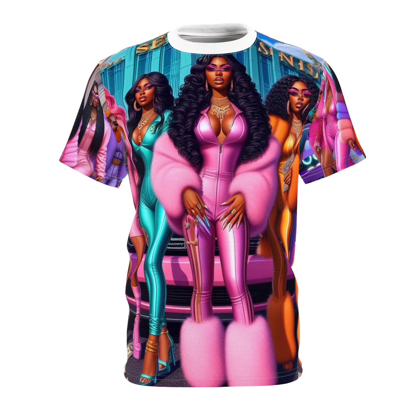 Unisex Cut & Sew Tee (AOP)