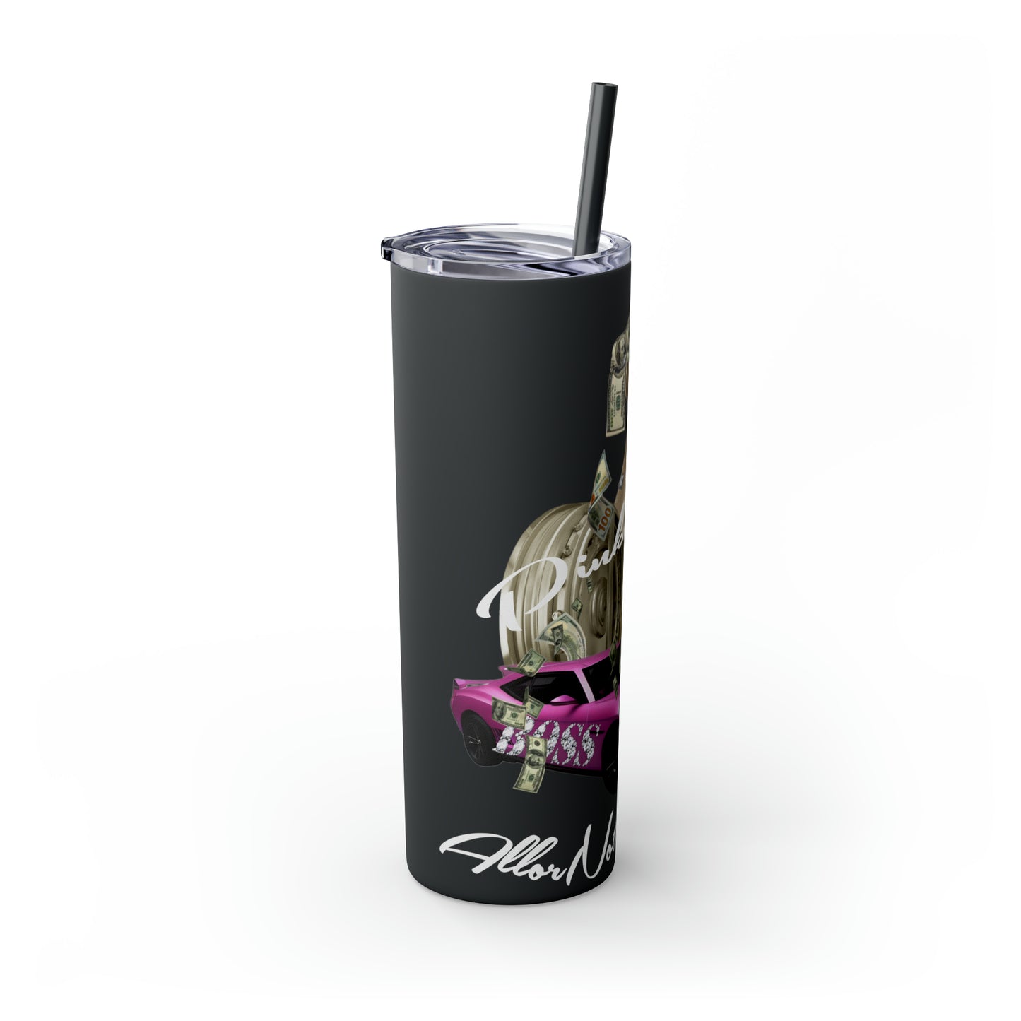 Skinny Tumbler with Straw, 20oz