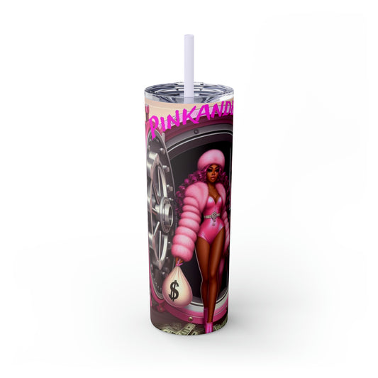 Skinny Tumbler with Straw, 20oz