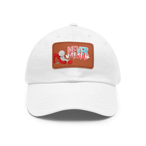 Dad Hat with Leather Patch (Rectangle)