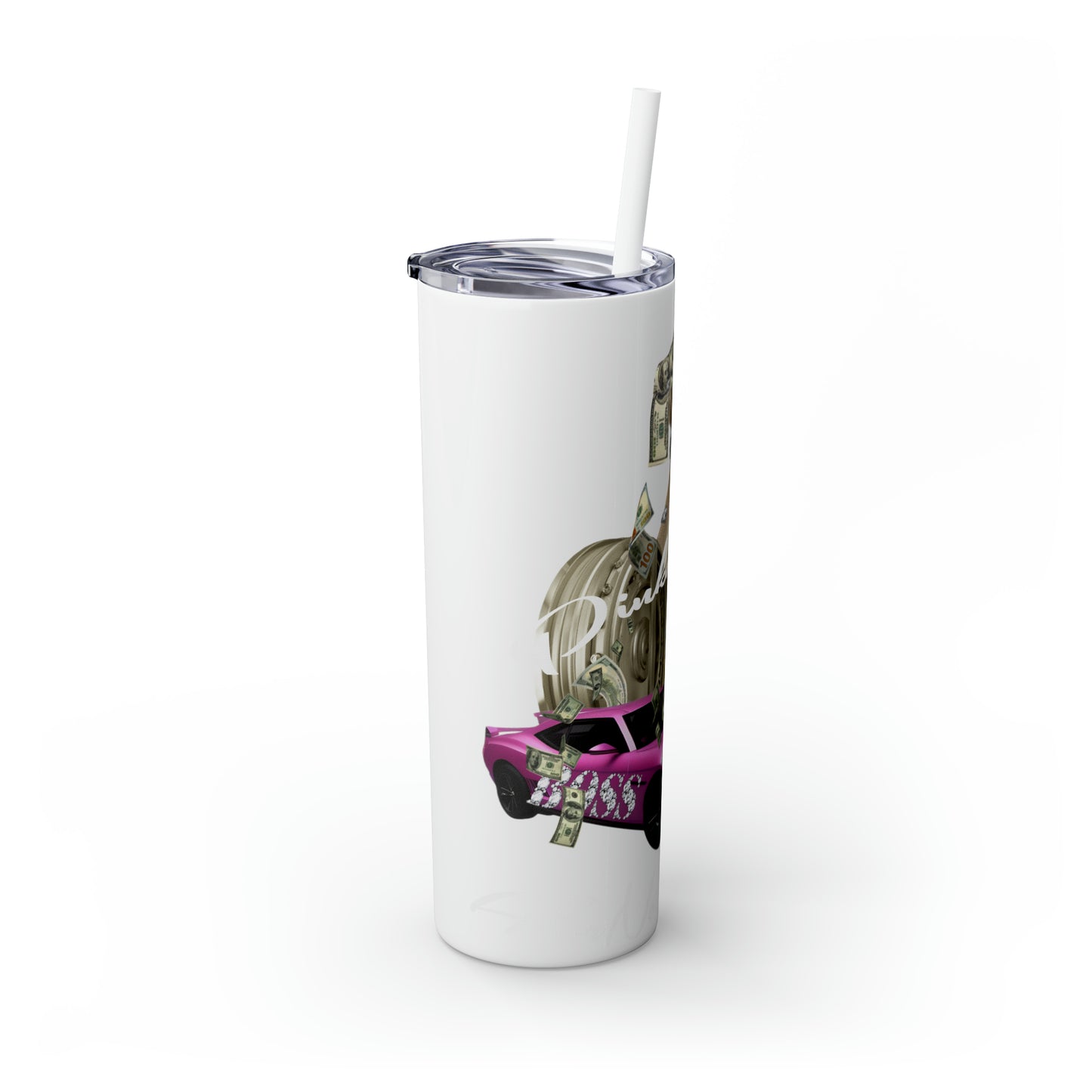 Skinny Tumbler with Straw, 20oz
