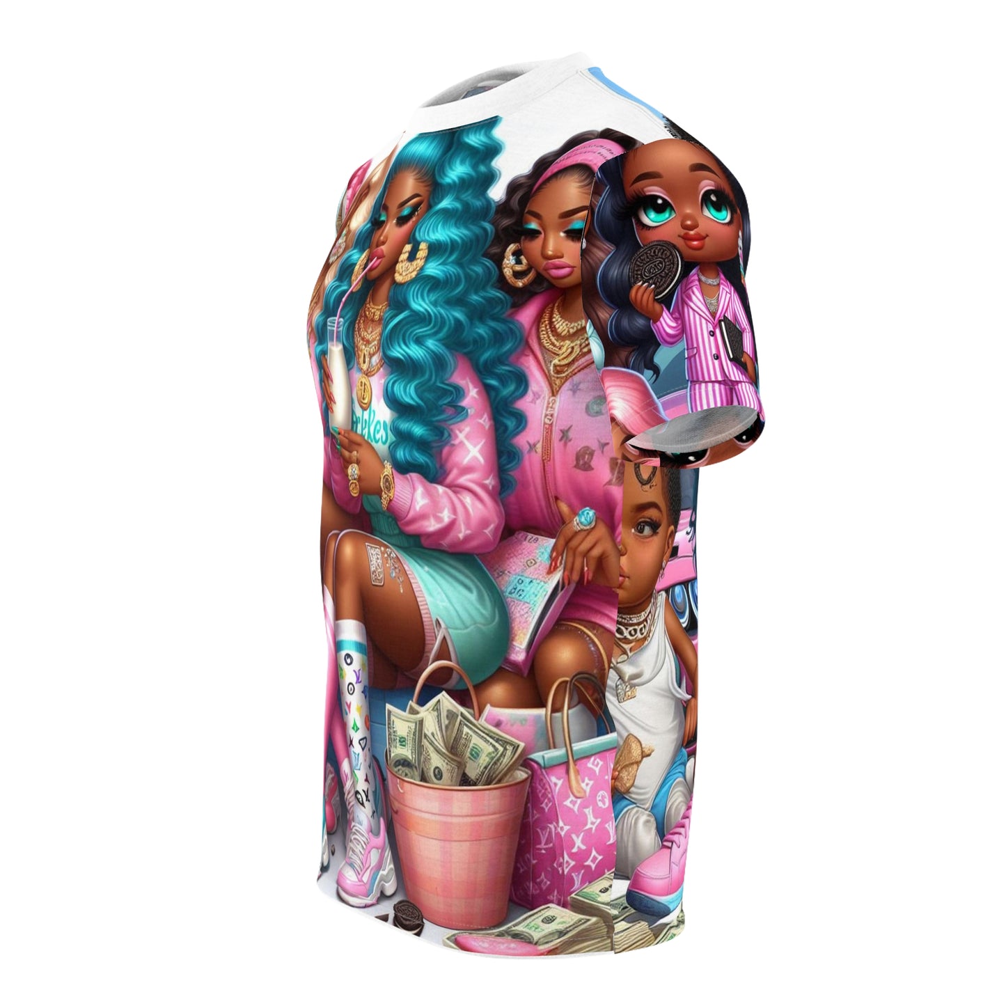 Unisex Cut & Sew Tee (AOP)