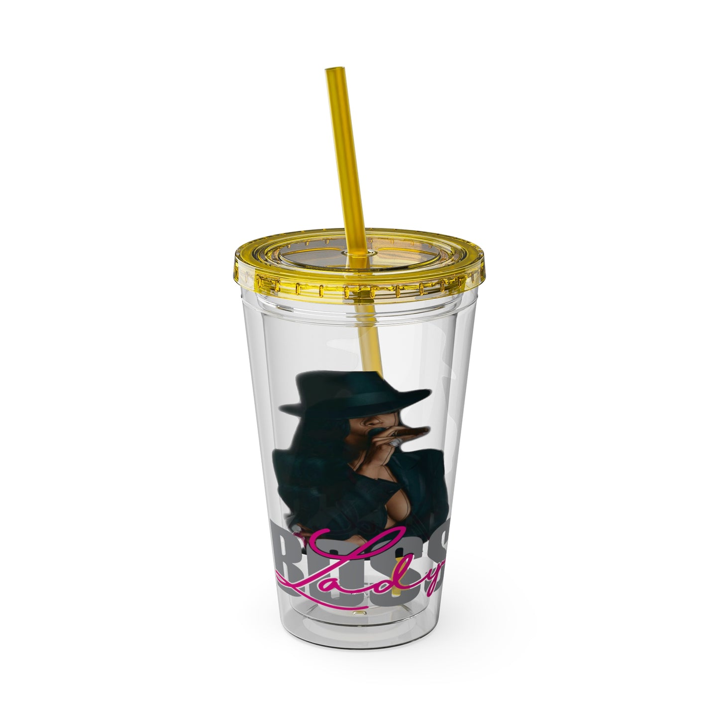 Sunsplash Tumbler with Straw, 16oz