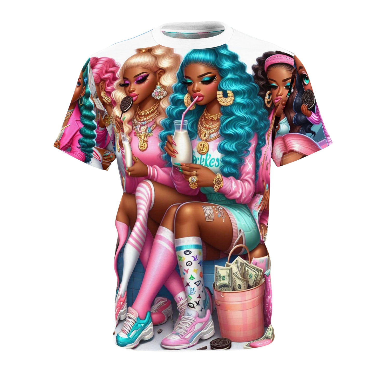 Unisex Cut & Sew Tee (AOP)