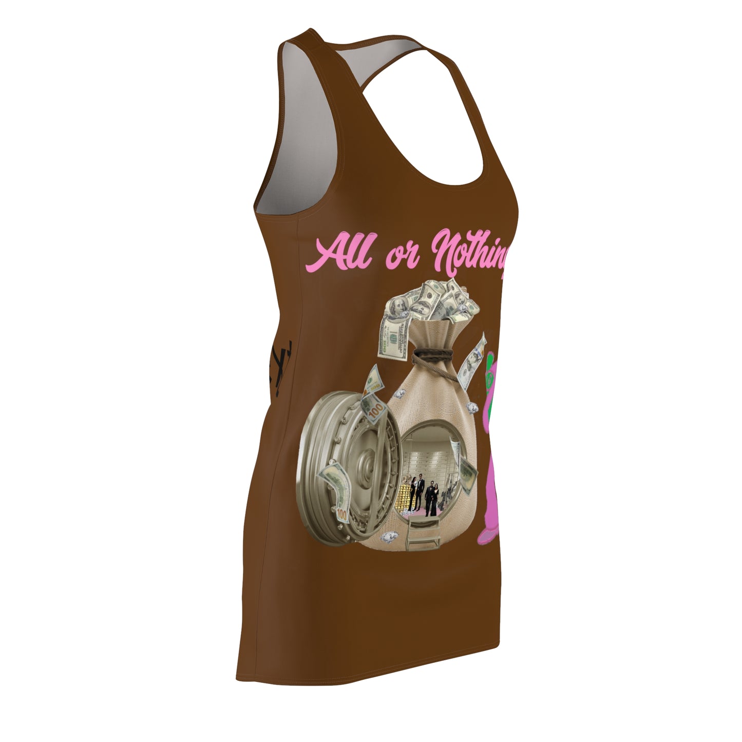 Women's Cut & Sew Racerback Dress (AOP)