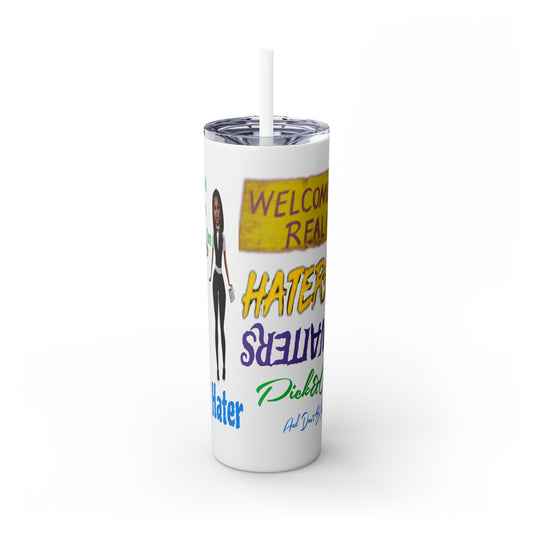 Skinny Tumbler with Straw, 20oz