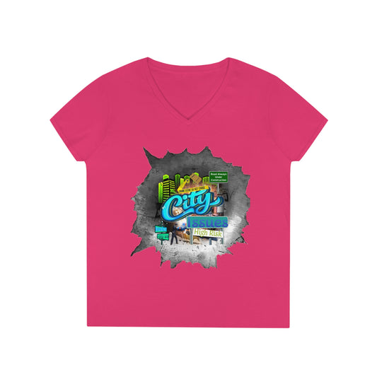 Ladies' V-Neck T-Shirt