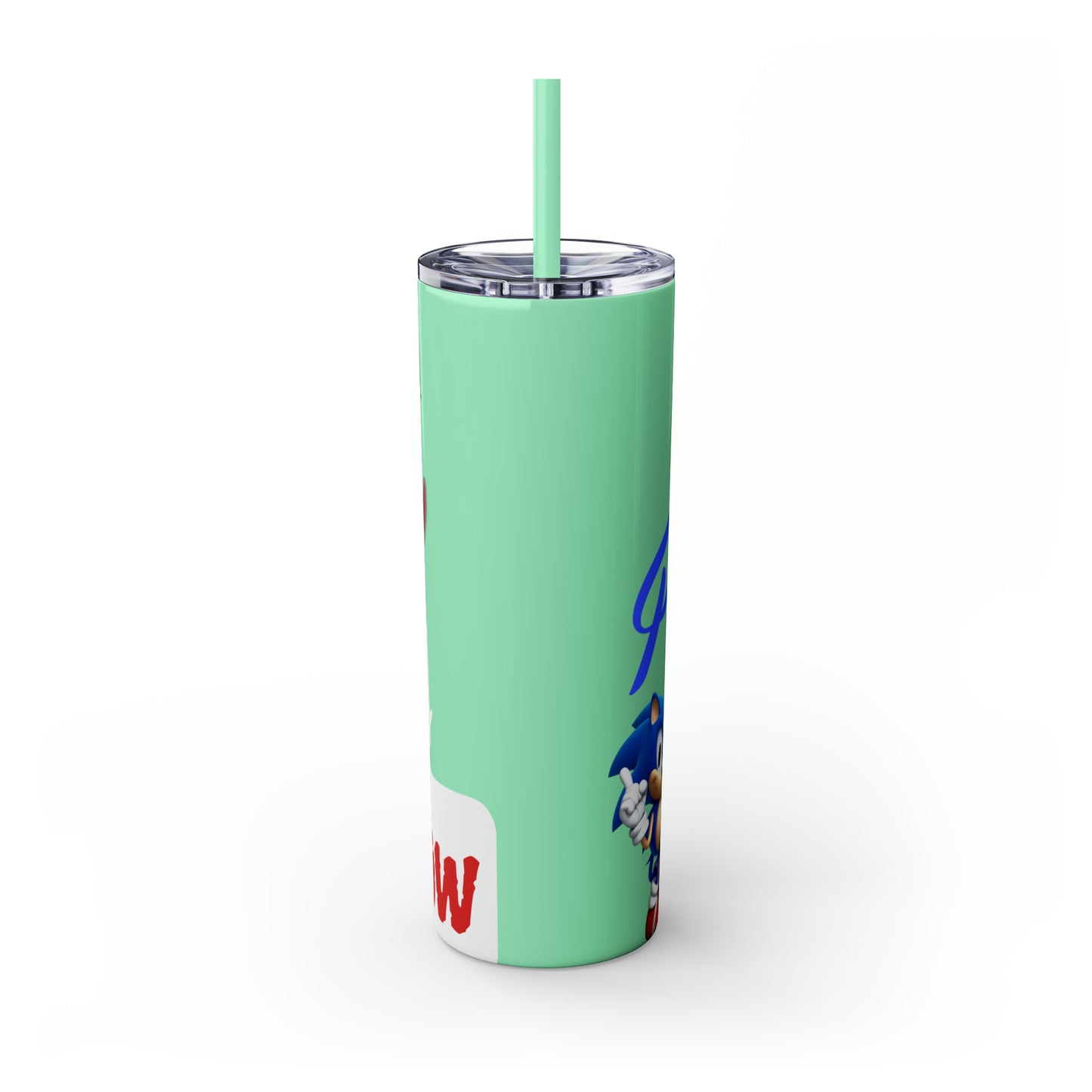 Skinny Tumbler with Straw, 20oz