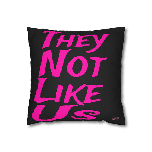 Spun Polyester Square Pillowcase