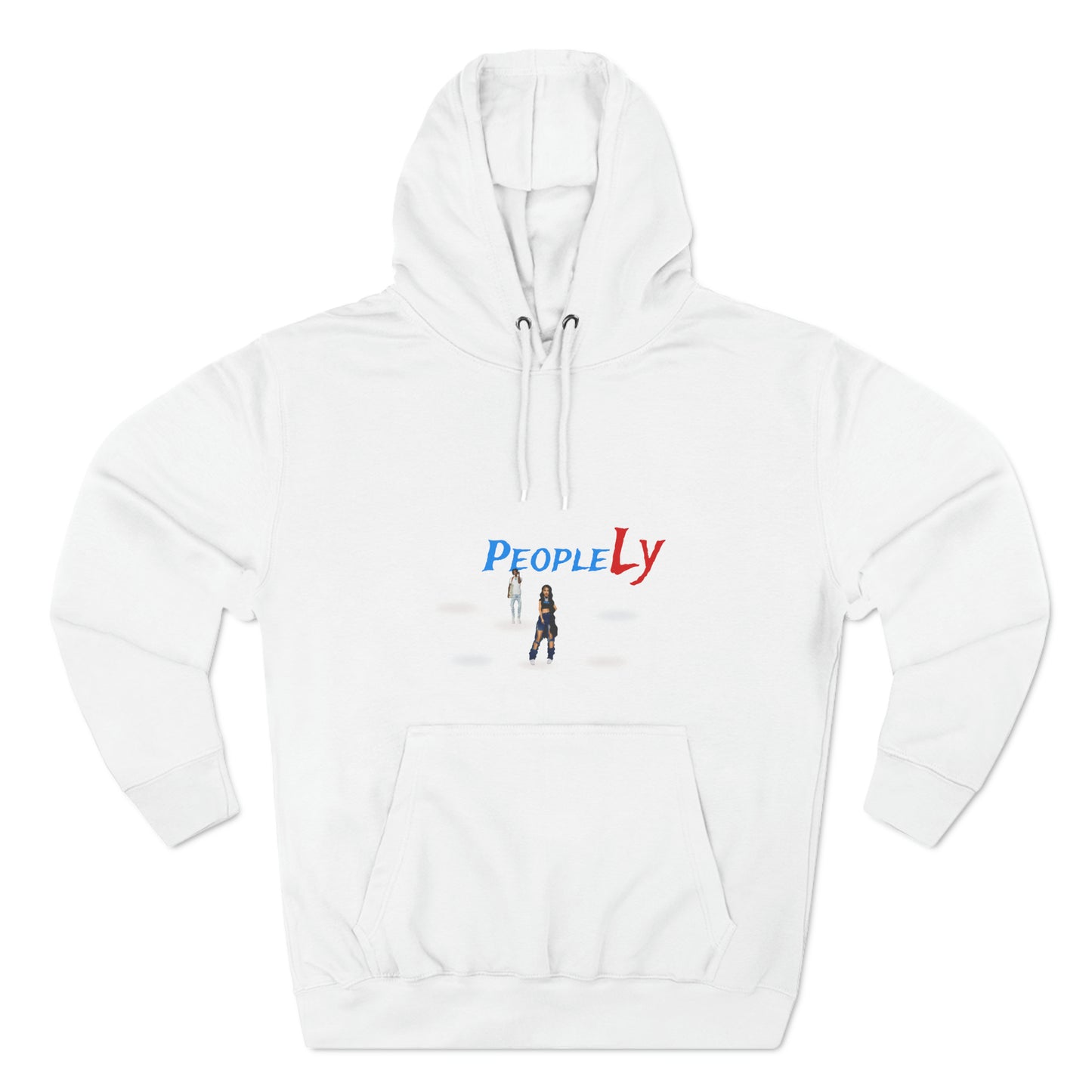 Three-Panel Fleece Hoodie