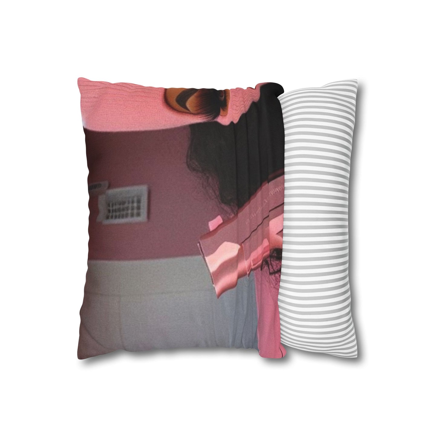 Spun Polyester Square Pillowcase