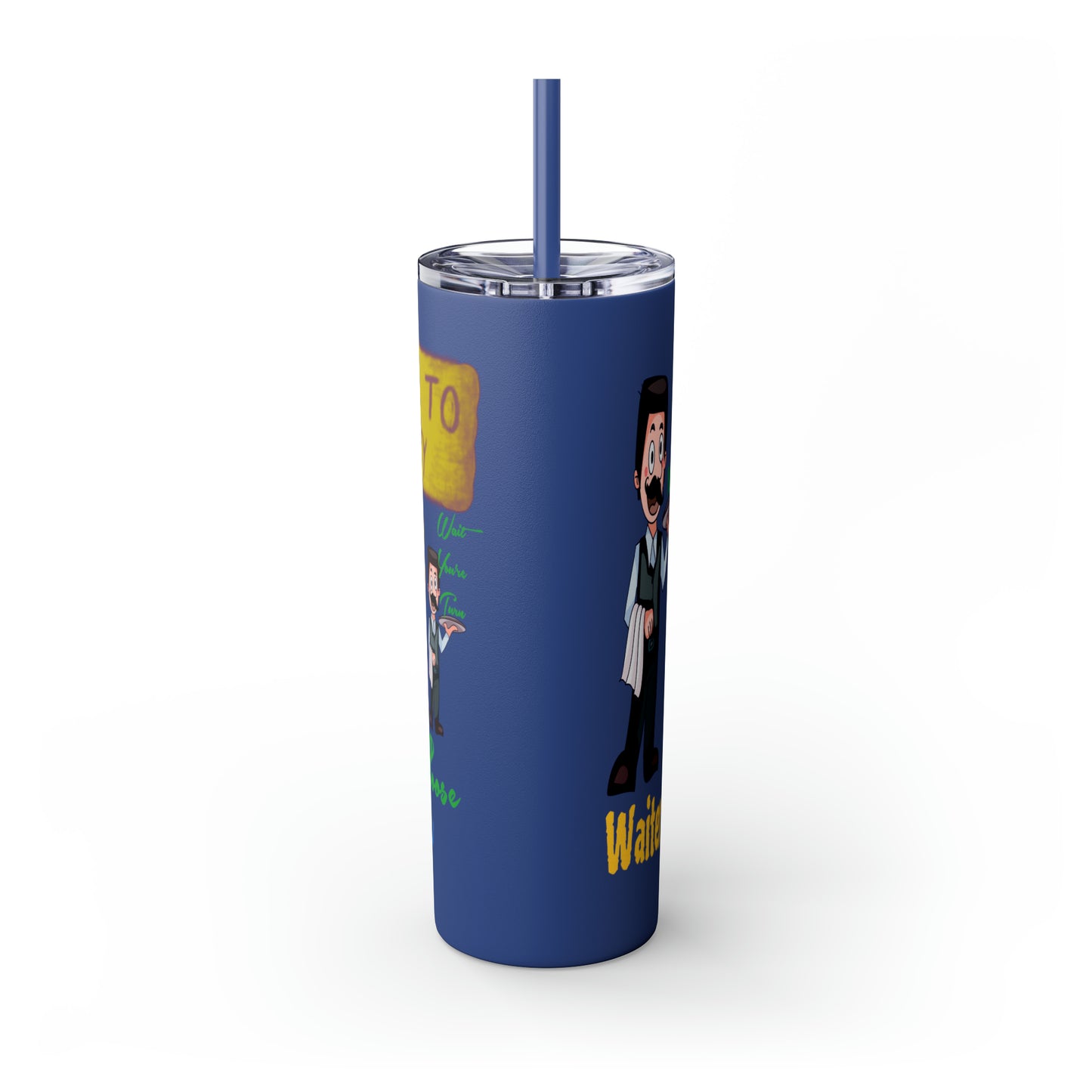 Skinny Tumbler with Straw, 20oz