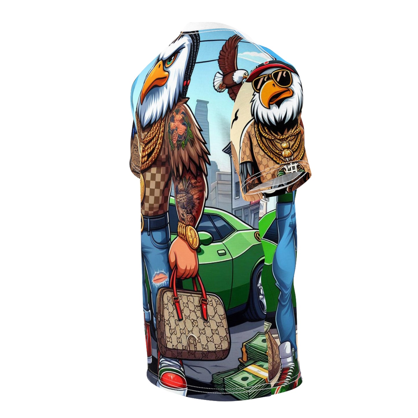 Unisex Cut & Sew Tee (AOP)