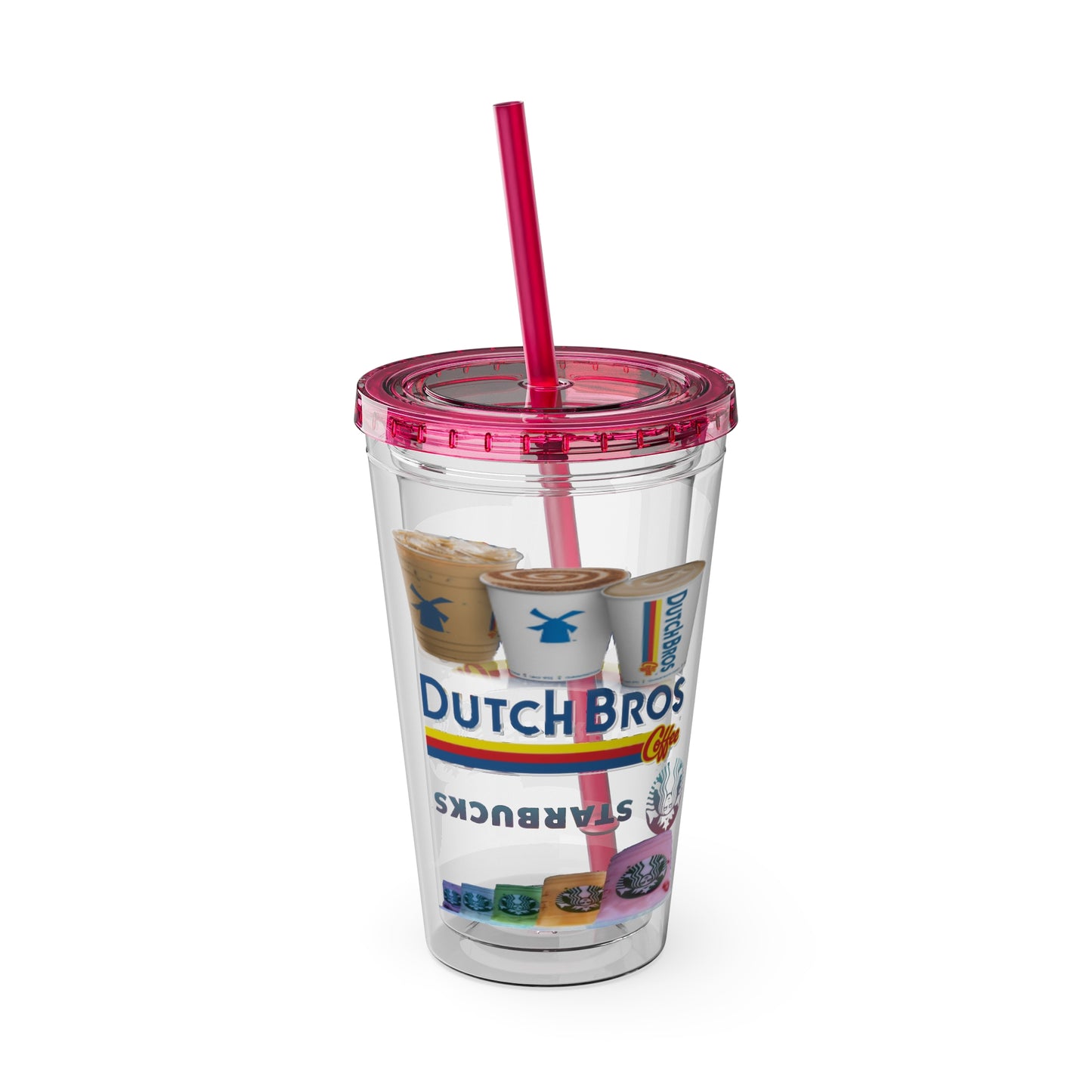 Sunsplash Tumbler with Straw, 16oz