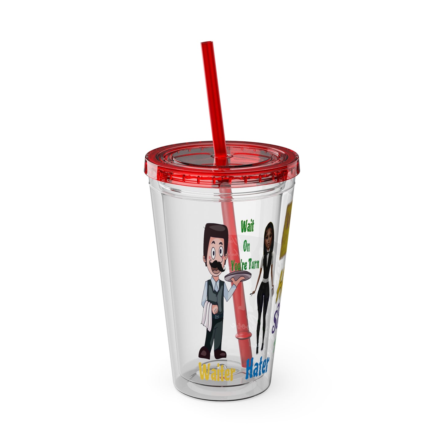 Sunsplash Tumbler with Straw, 16oz