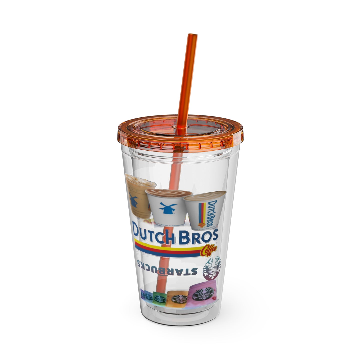 Sunsplash Tumbler with Straw, 16oz