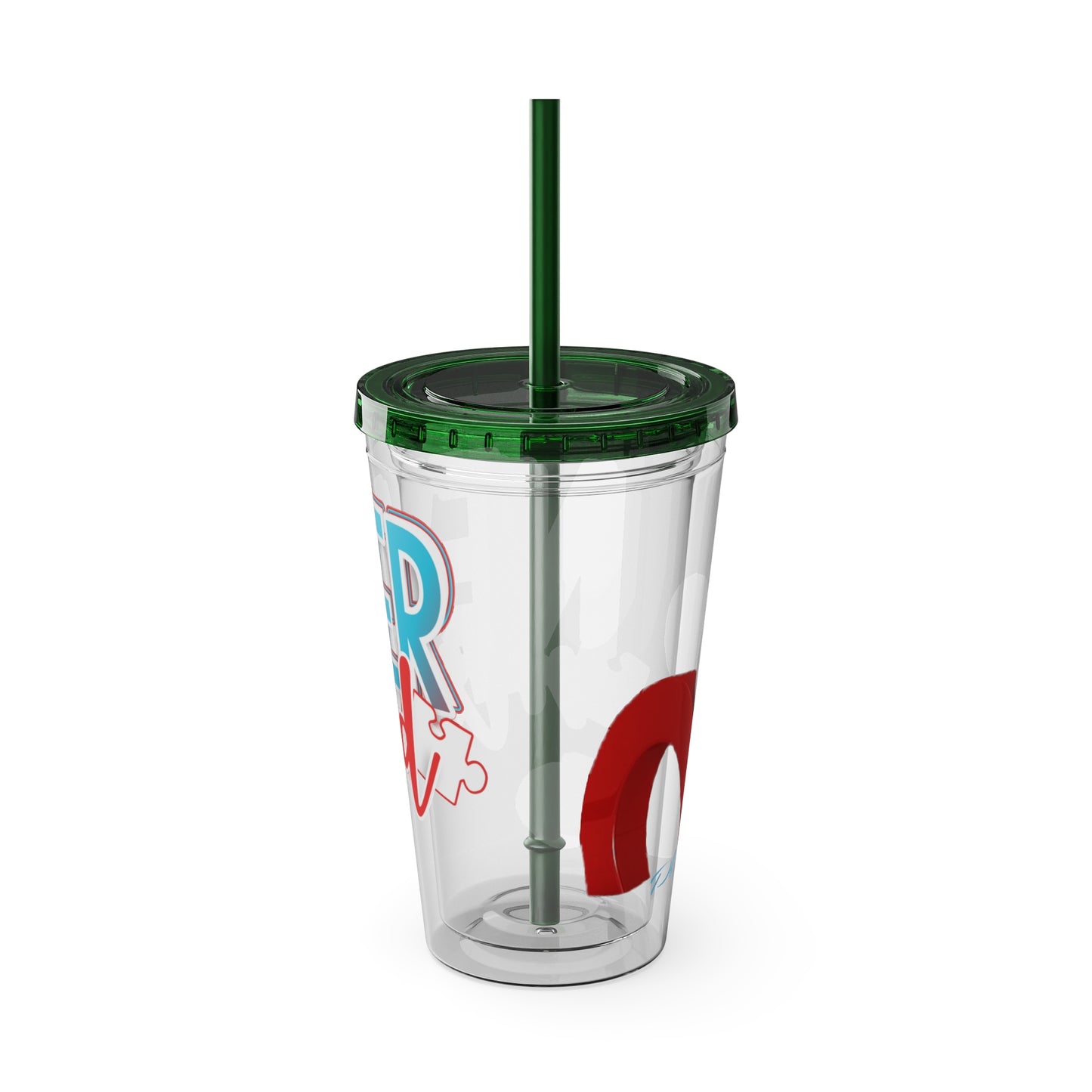 Sunsplash Tumbler with Straw, 16oz
