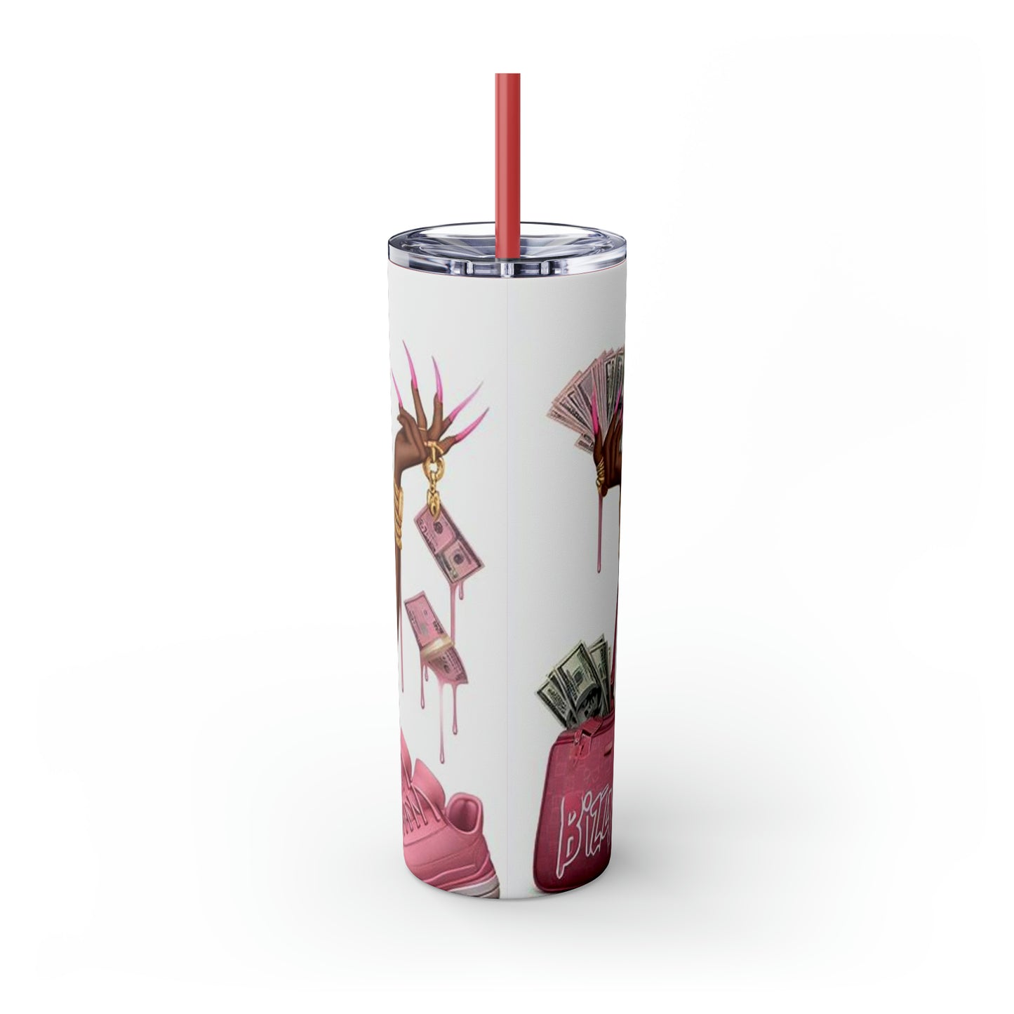 Skinny Tumbler with Straw, 20oz