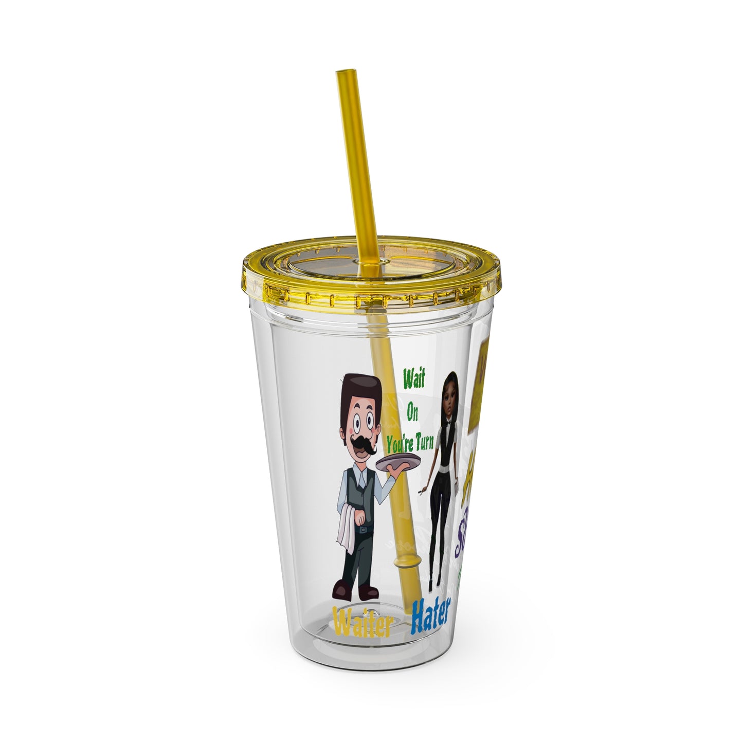 Sunsplash Tumbler with Straw, 16oz