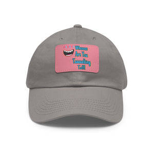 Dad Hat with Leather Patch (Rectangle)