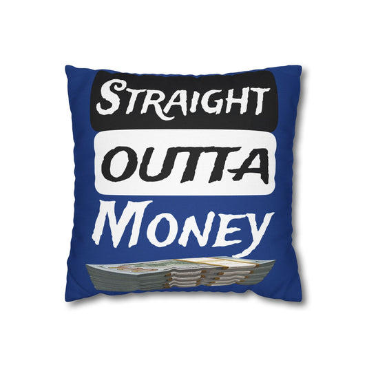 Spun Polyester Square Pillowcase