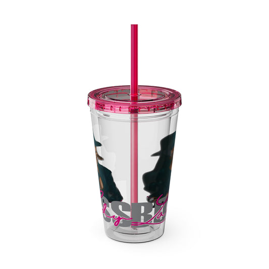 Sunsplash Tumbler with Straw, 16oz
