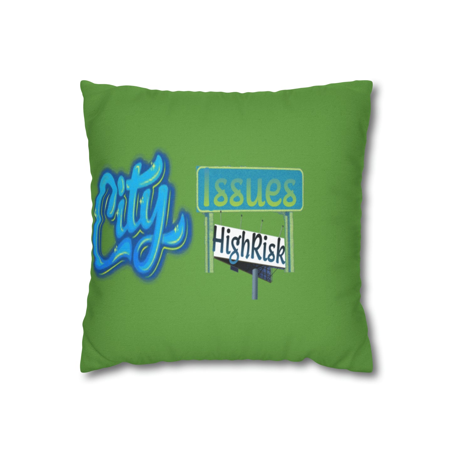 Spun Polyester Square Pillow Case