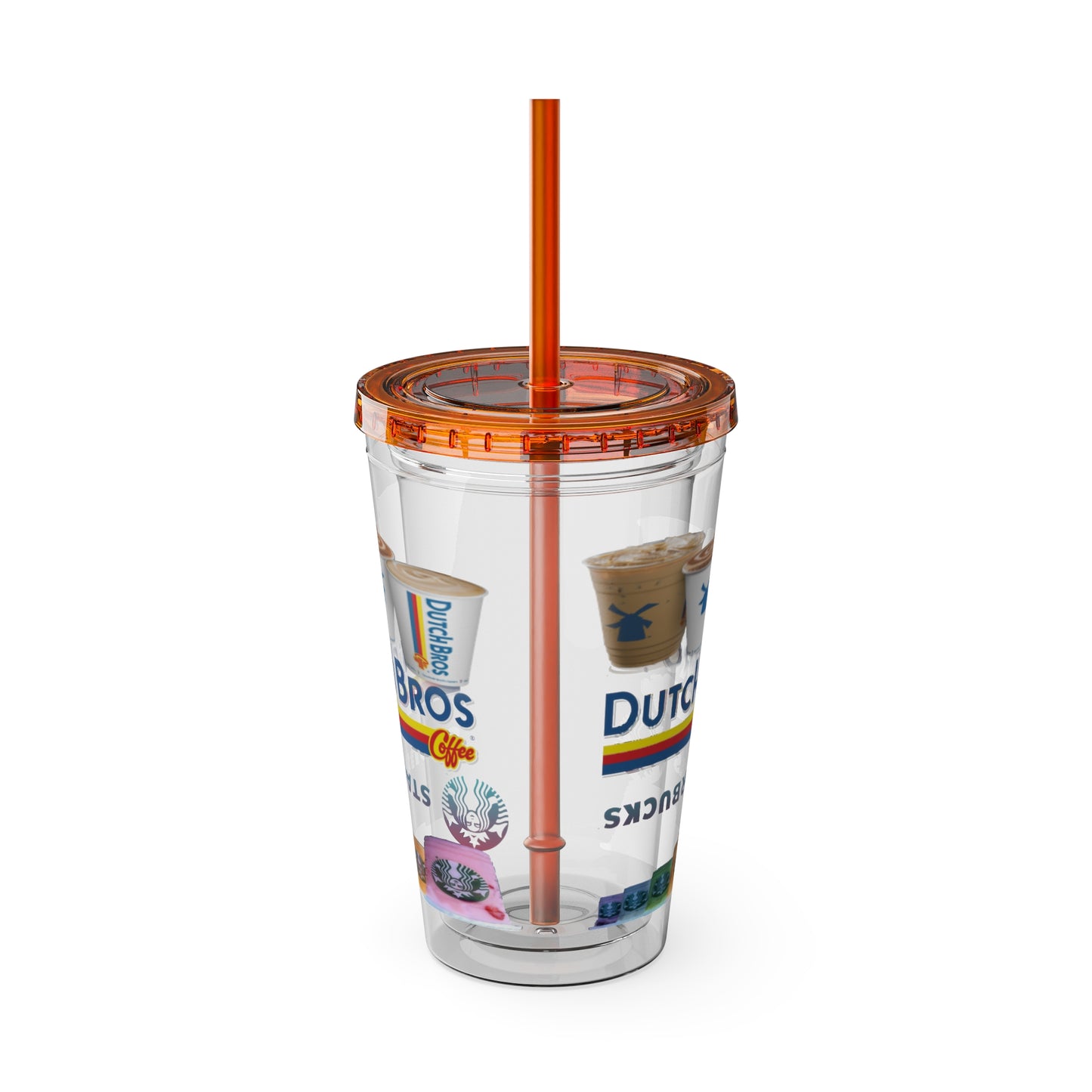 Sunsplash Tumbler with Straw, 16oz