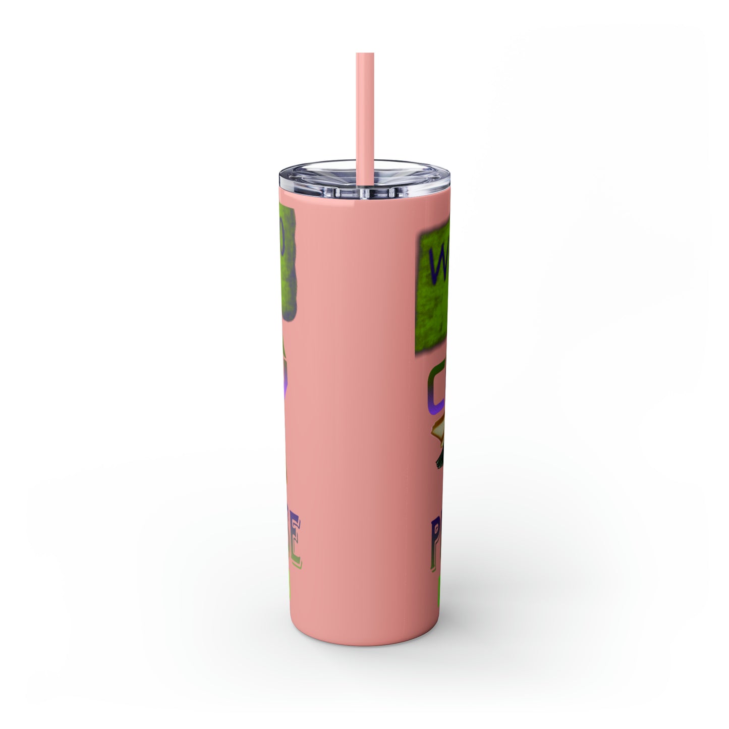 Skinny Tumbler with Straw, 20oz