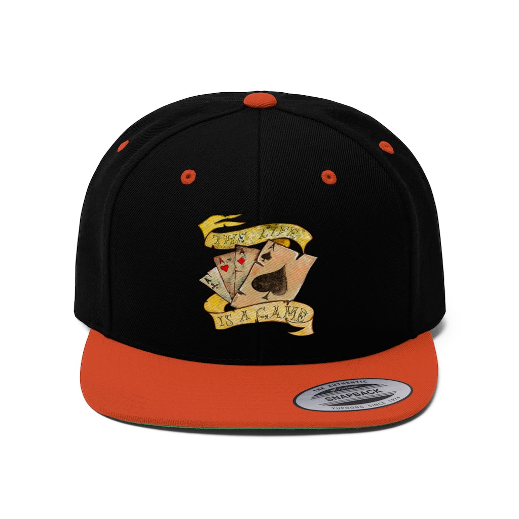 Unisex Flat Bill Hat